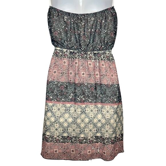 Mudd Strapless Peasant Dress, L - Picture 4 of 9